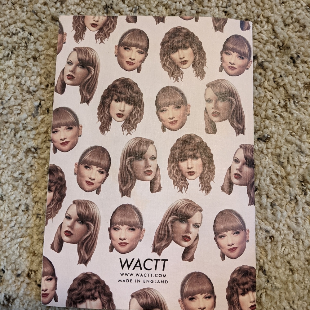 Taylor Swift notebook WACTT